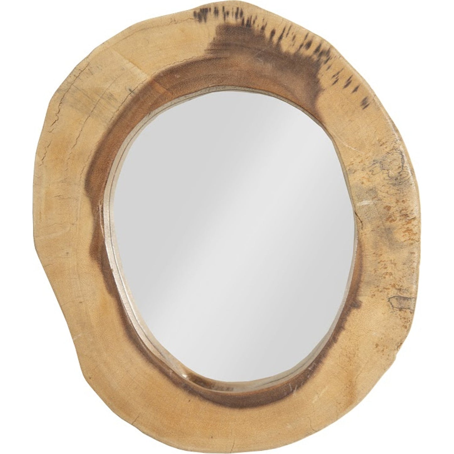 001 SR-820253 | Primary Silo | Chuleta Mirror by Phillips Collection in brown. Made from wood in a eclectic & global style.