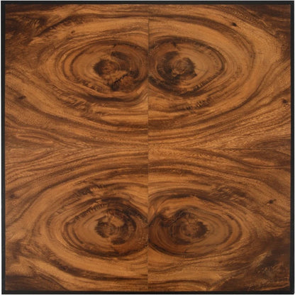 Trapezoid Side Table by Phillips Collection in brown. Made from wood, chamcha in a modern style.