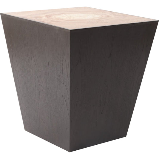 Trapezoid Side Table by Phillips Collection in brown. Made from wood, chamcha in a modern style.