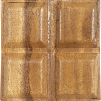 Chamcha Wood Chunk Wall Tile by Phillips Collection in brown. Made from wood, chamcha in a eclectic & global style.
