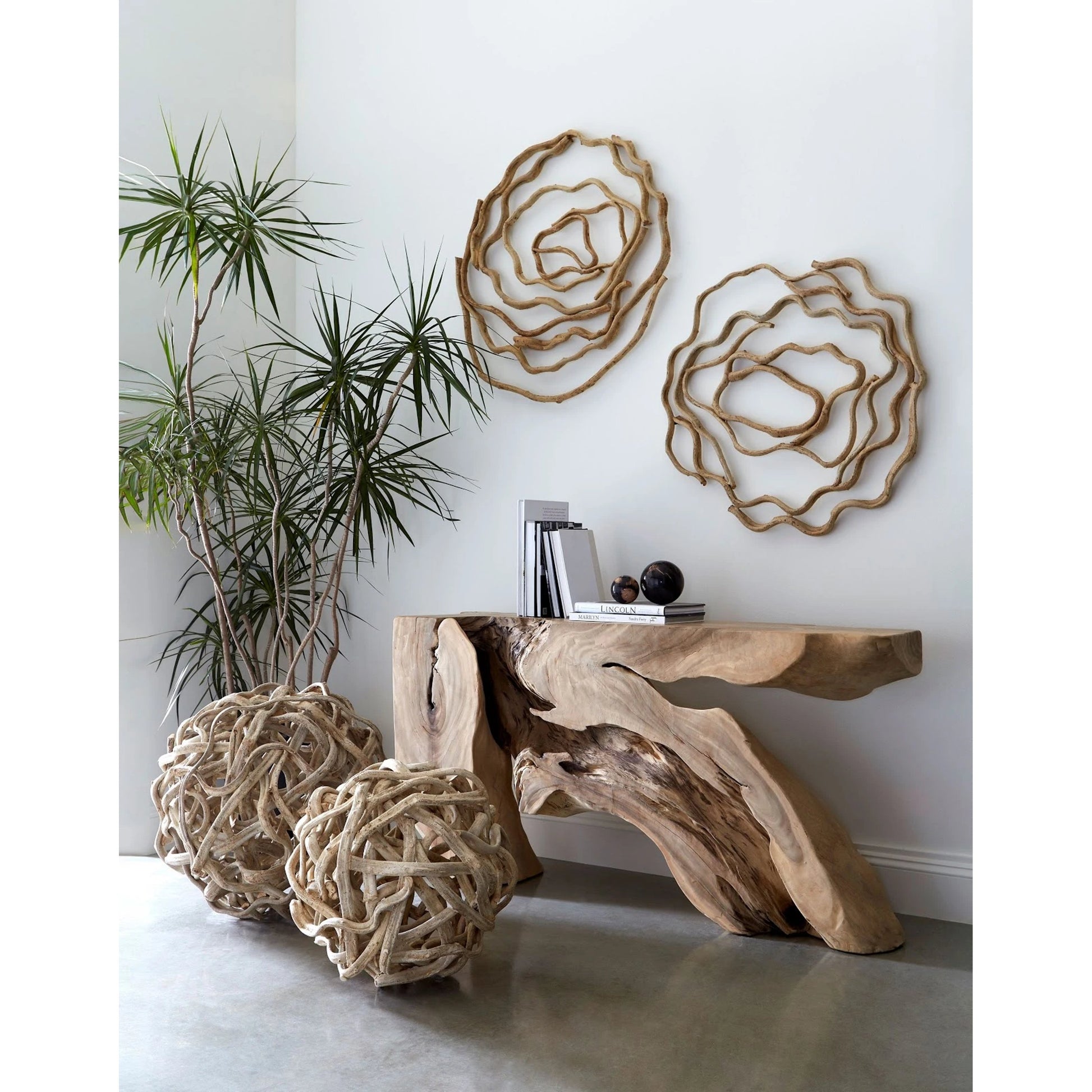 Vine Wall Flower by Phillips Collection. Made from wood in a modern style.