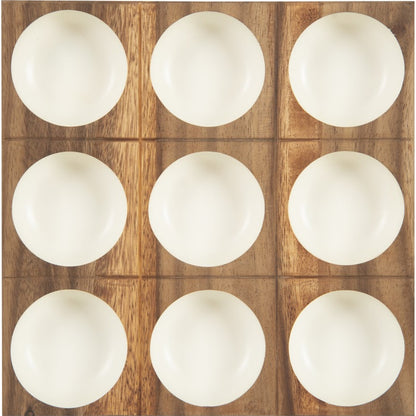 Puka Wall Tile by Phillips Collection. Made from wood, chamcha in a modern style.