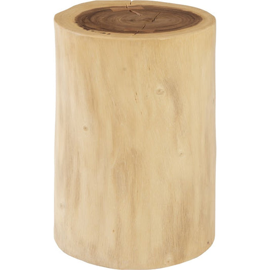 Stump Stool by Phillips Collection in brown and natural, assorted. Made from wood, chamcha in a eclectic & global style.
