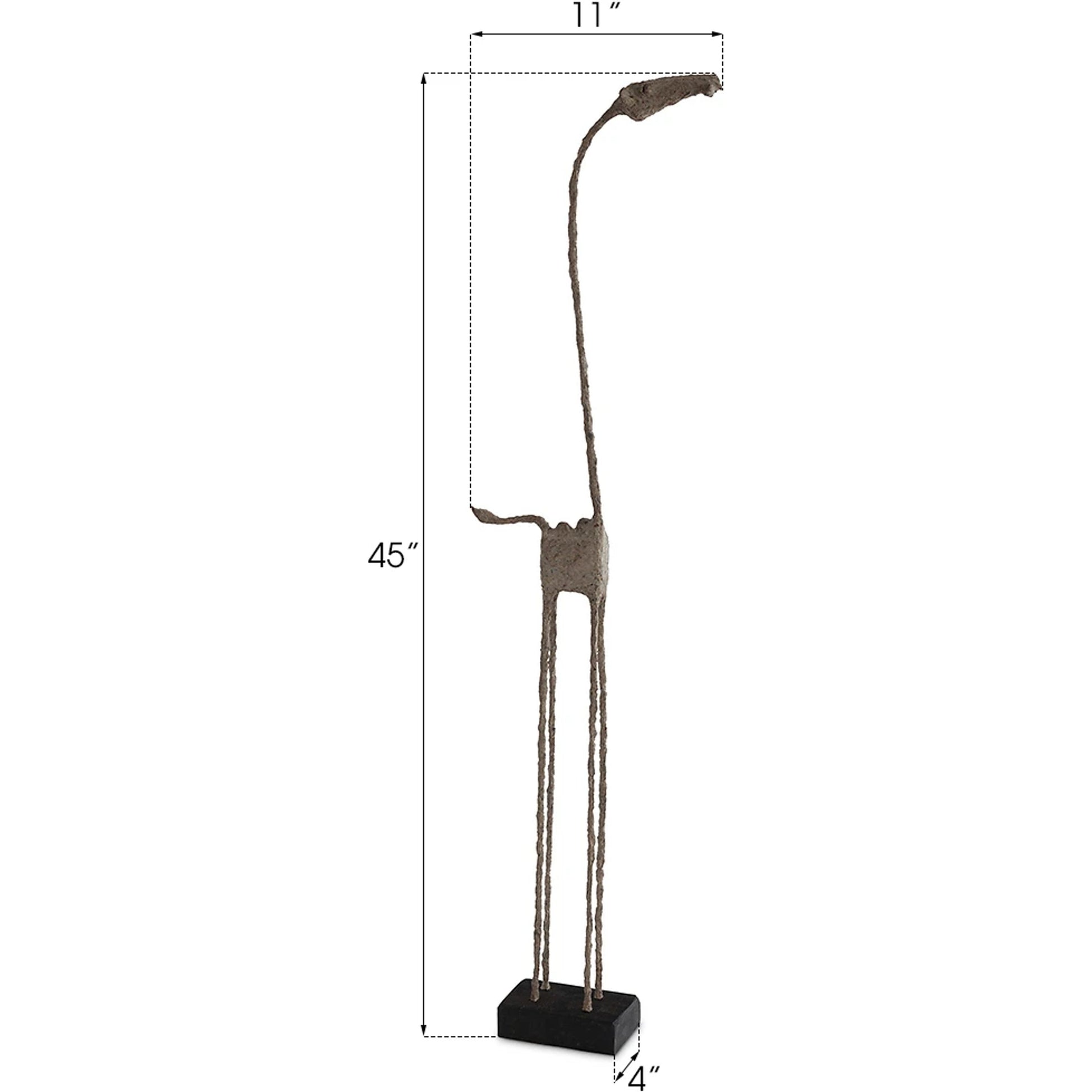 Camel by Phillips Collection in off white and paper mache. Made from paper in a eclectic & global style.