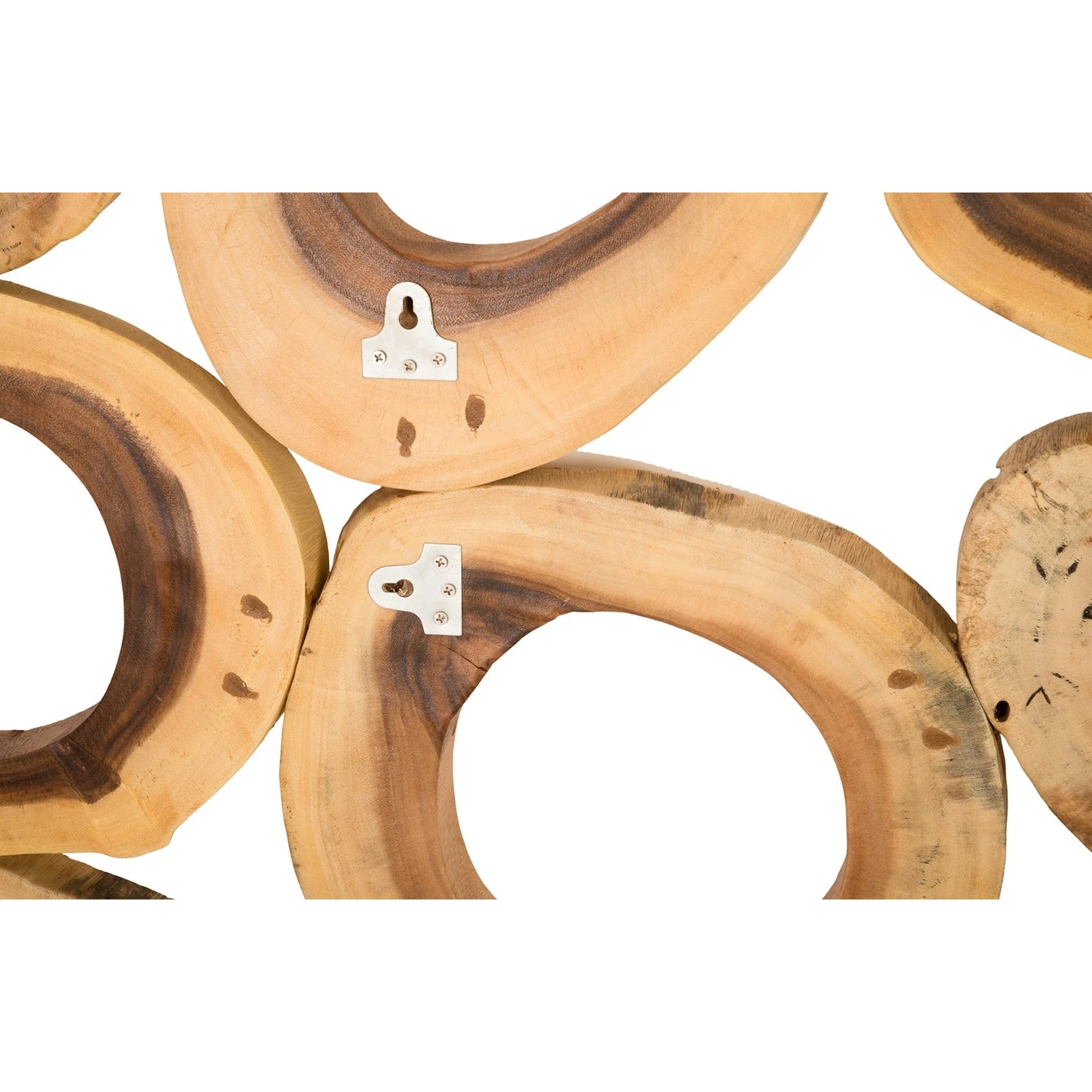 Chuleta Rings Wall Art by Phillips Collection in brown. Made from wood in a eclectic & global style.