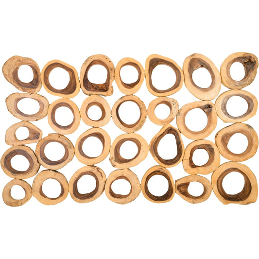 Chuleta Rings Wall Art by Phillips Collection in brown. Made from wood in a eclectic & global style.