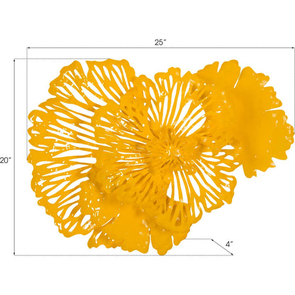 Flower Wall Art by Phillips Collection. Made from metal in a eclectic & global style.