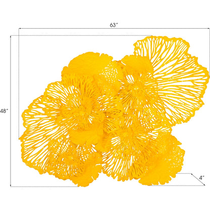 Flower Wall Art by Phillips Collection. Made from metal in a eclectic & global style.