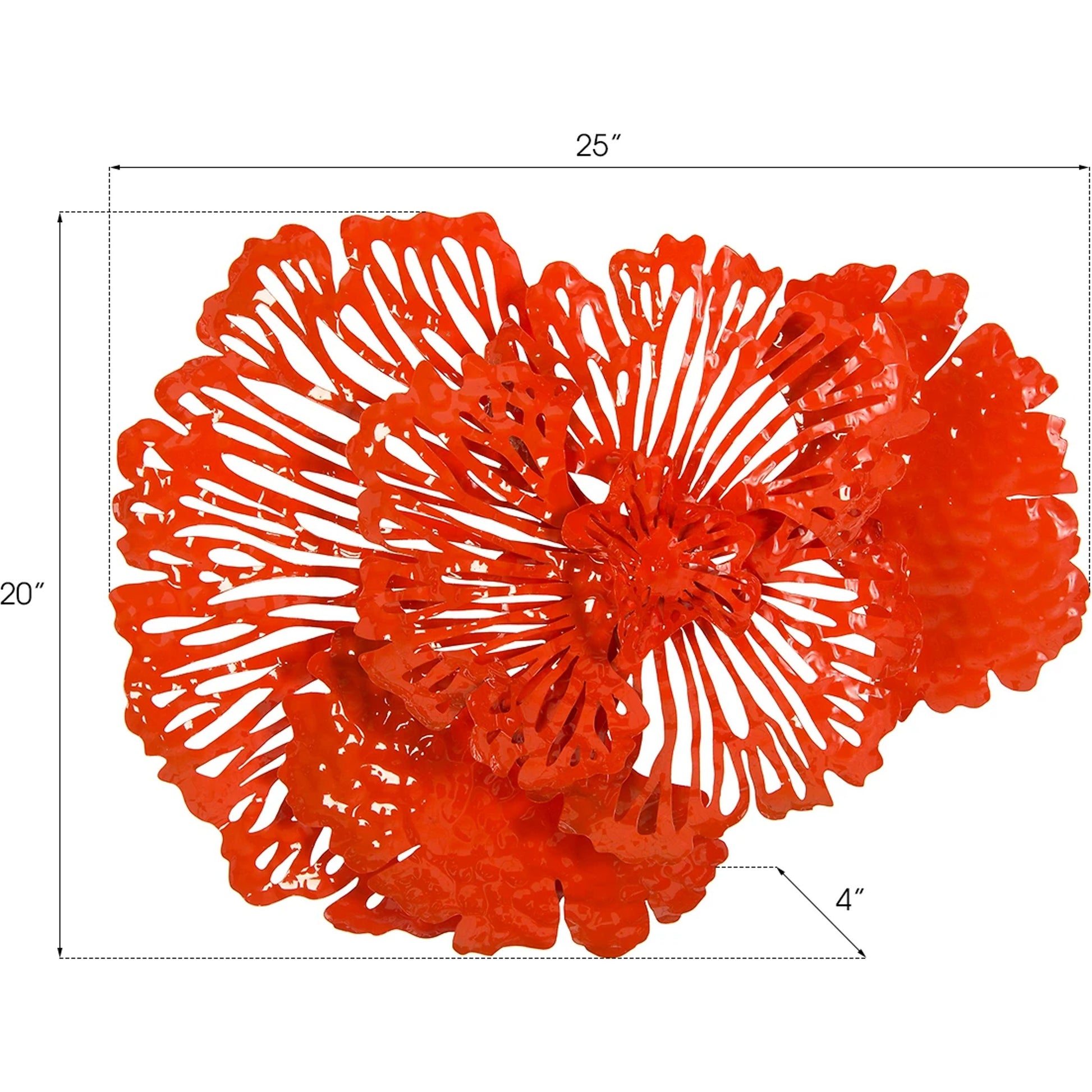 Flower Wall Art by Phillips Collection. Made from metal in a eclectic & global style.