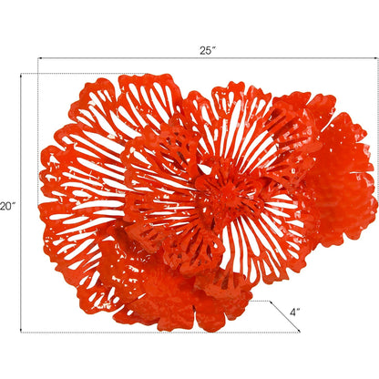 Flower Wall Art by Phillips Collection. Made from metal in a eclectic & global style.