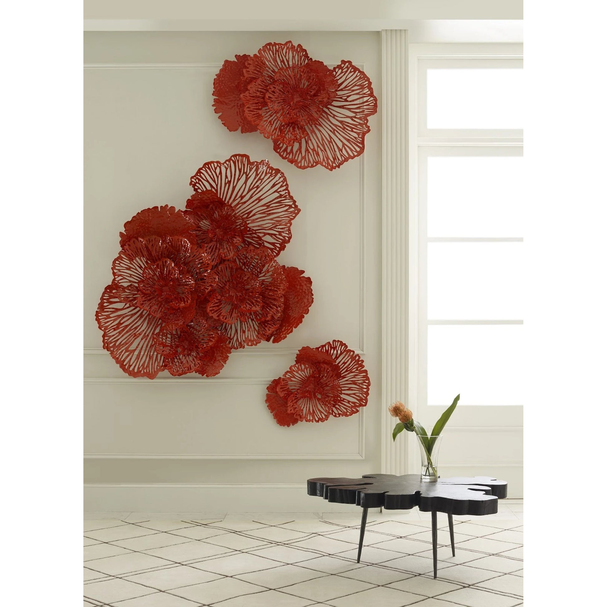 Flower Wall Art by Phillips Collection. Made from metal in a eclectic & global style.