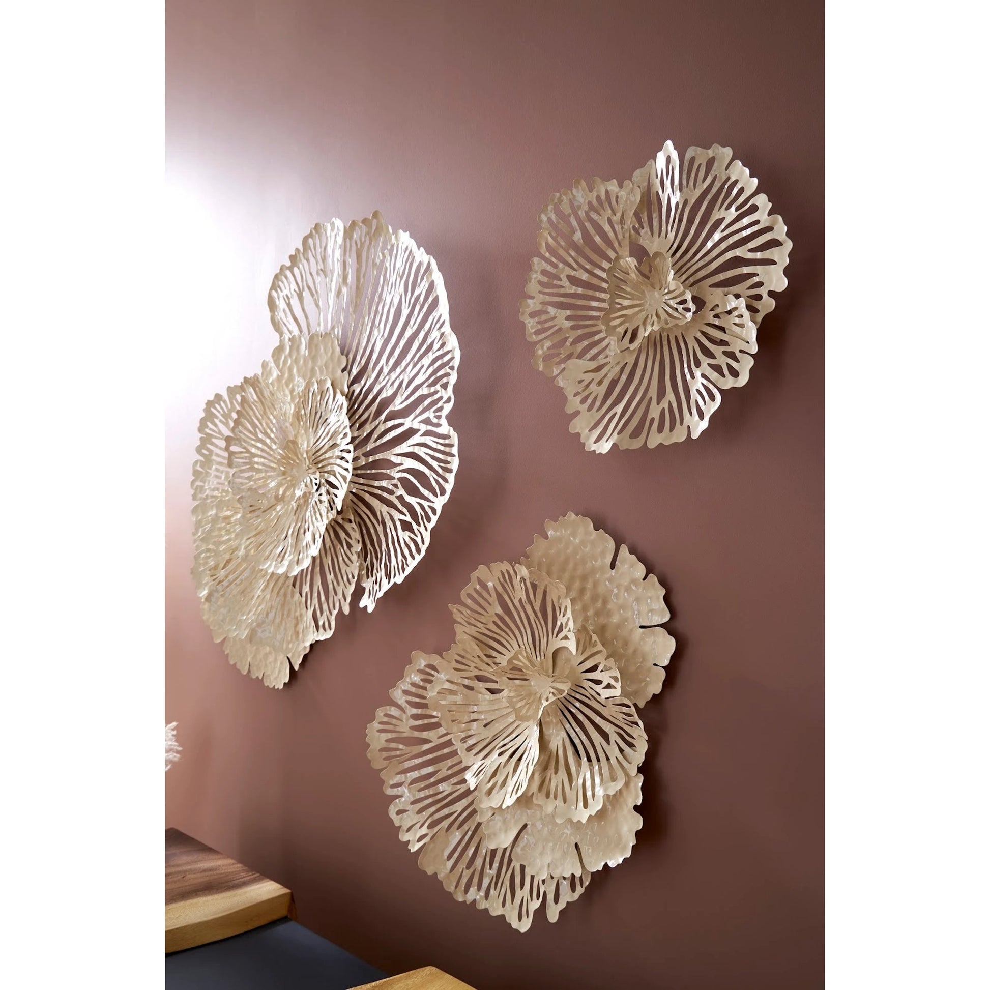 Flower Wall Art by Phillips Collection. Made from metal in a eclectic & global style.
