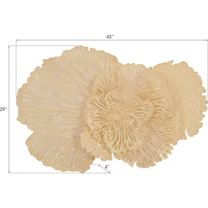 Flower Wall Art by Phillips Collection. Made from metal in a eclectic & global style.