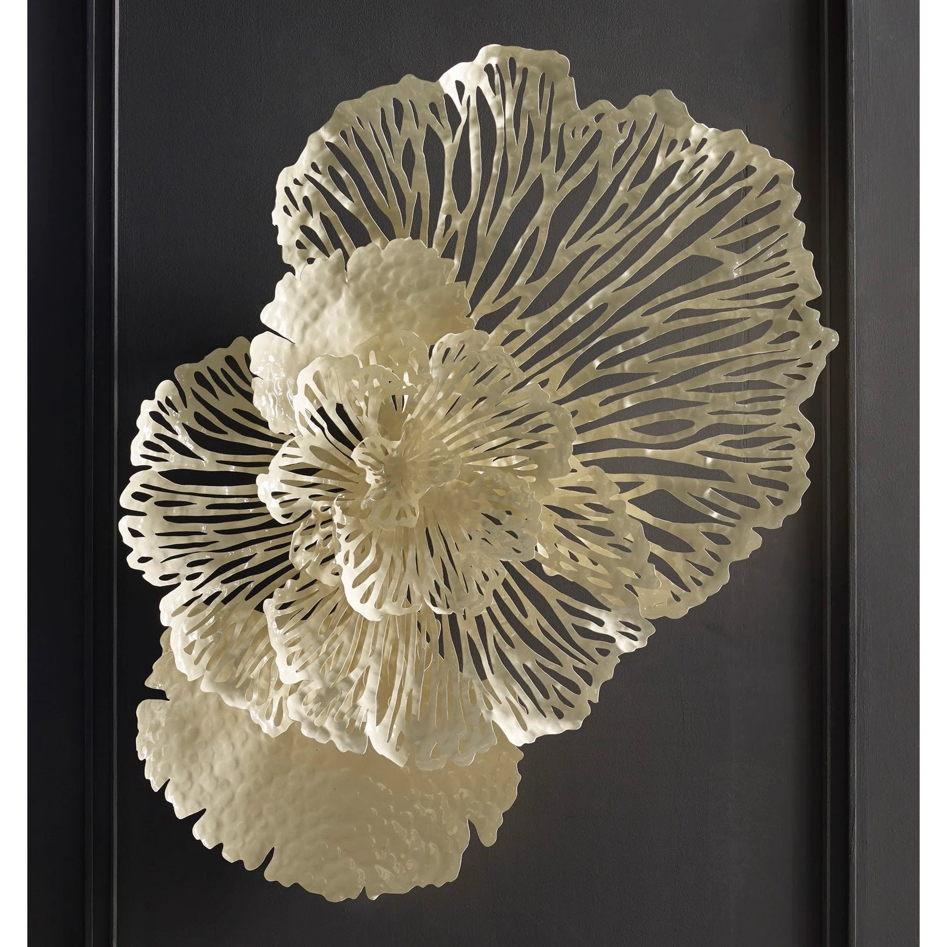 Flower Wall Art by Phillips Collection. Made from metal in a eclectic & global style.