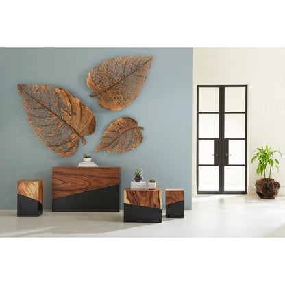 Birch Leaf Wall Art by Phillips Collection. Made from metal in a coastal style.