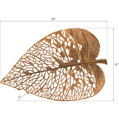 Birch Leaf Wall Art by Phillips Collection. Made from metal in a coastal style.