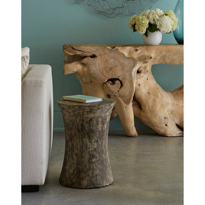 Drum Stool Mango Wood, Gray Stone by Phillips Collection in gray stone. Made from wood in a eclectic & global style.