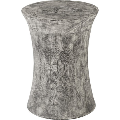 Drum Stool Mango Wood, Gray Stone by Phillips Collection in gray stone. Made from wood in a eclectic & global style.
