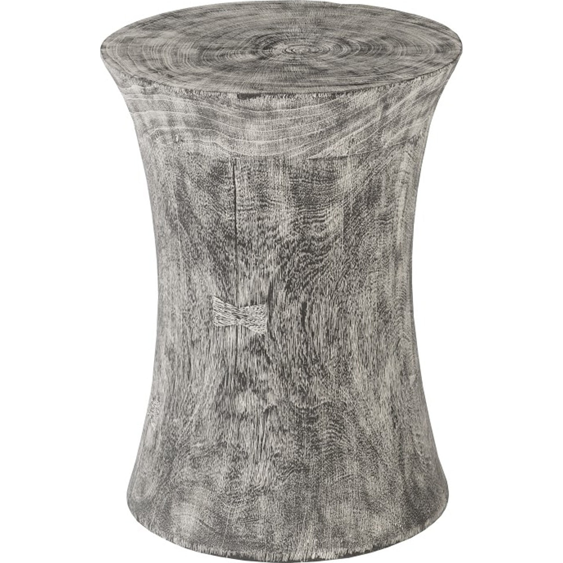 Drum Stool Mango Wood, Gray Stone by Phillips Collection in gray stone. Made from wood in a eclectic & global style.