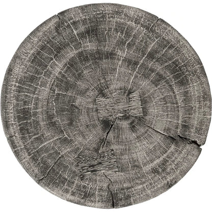 Chamcha Wood Stool by Phillips Collection in gray stone. Made from wood, chamcha in a eclectic & global style.
