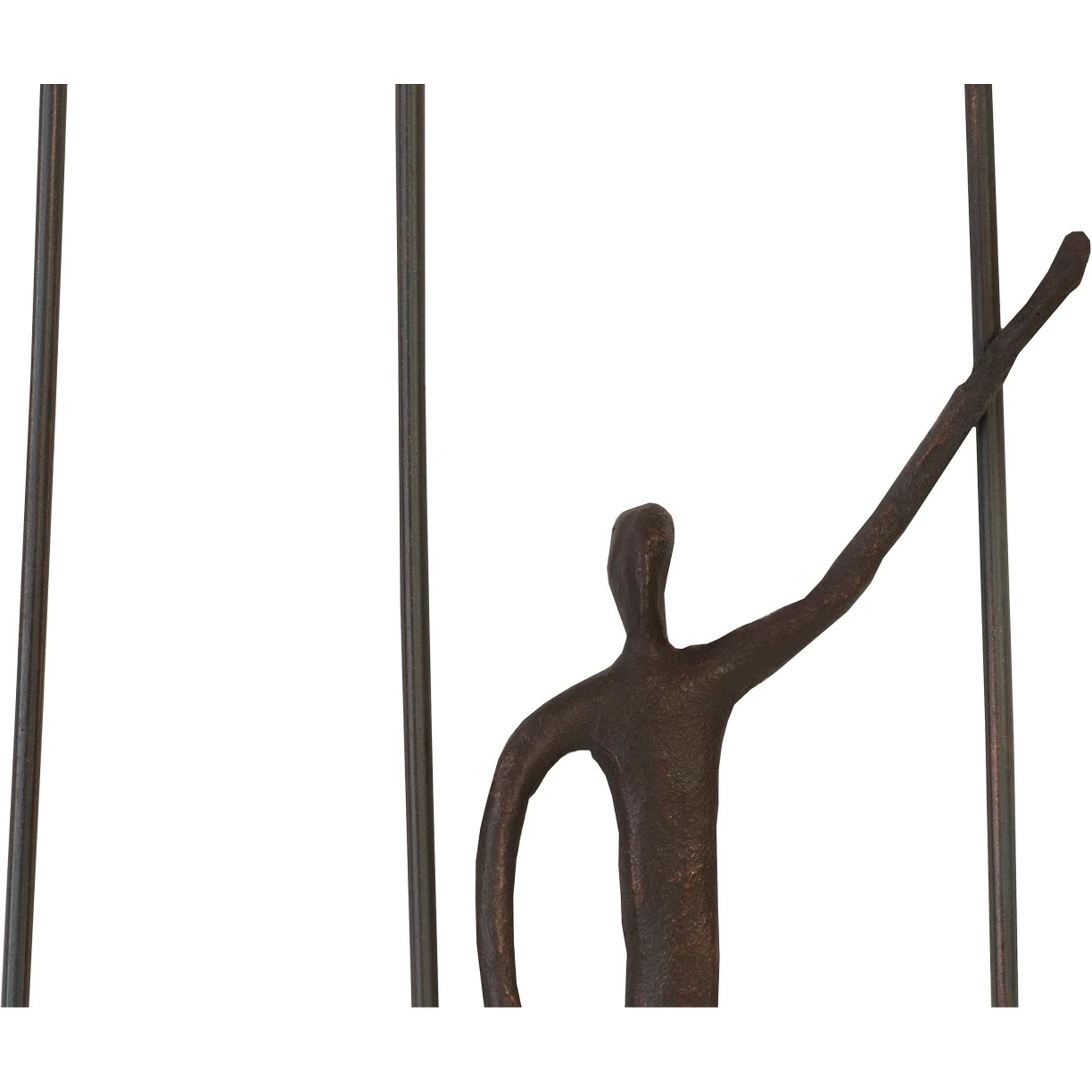 Perspective Rectangular Wall Art by Phillips Collection in brown. Made from metal in a eclectic & global style.