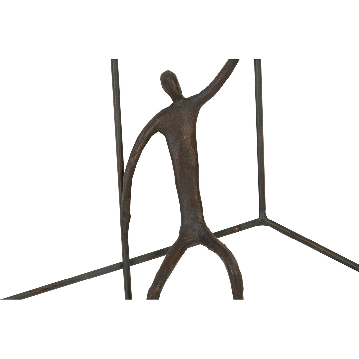 011 SR-939575 | Closeup | Perspective Rectangular Wall Art by Phillips Collection in brown. Made from metal in a eclectic & global style.