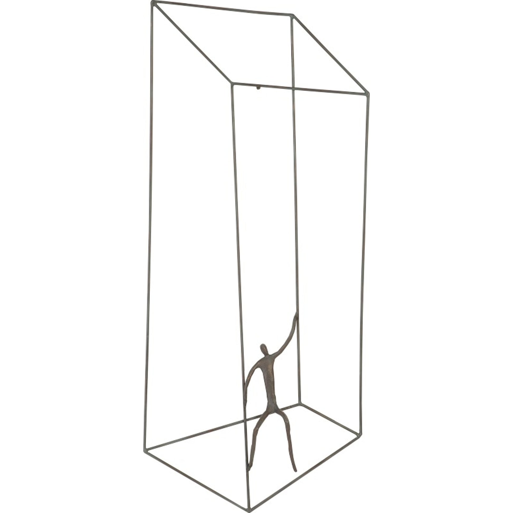 Perspective Rectangular Wall Art by Phillips Collection in brown. Made from metal in a eclectic & global style.