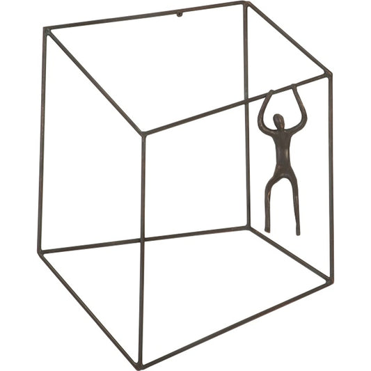 Perspective Square Wall Art by Phillips Collection in brown. Made from metal in a eclectic & global style.