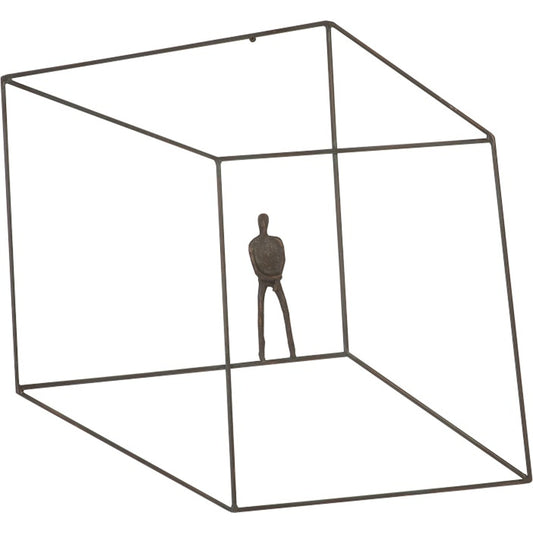 Perspective Square Wall Art by Phillips Collection in brown. Made from metal in a eclectic & global style.