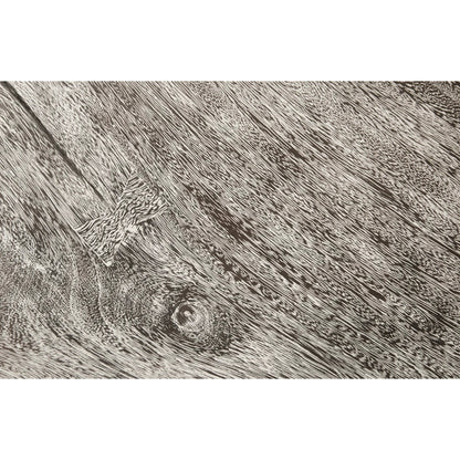 Geometry Stool by Phillips Collection in gray stone. Made from wood in a modern style.