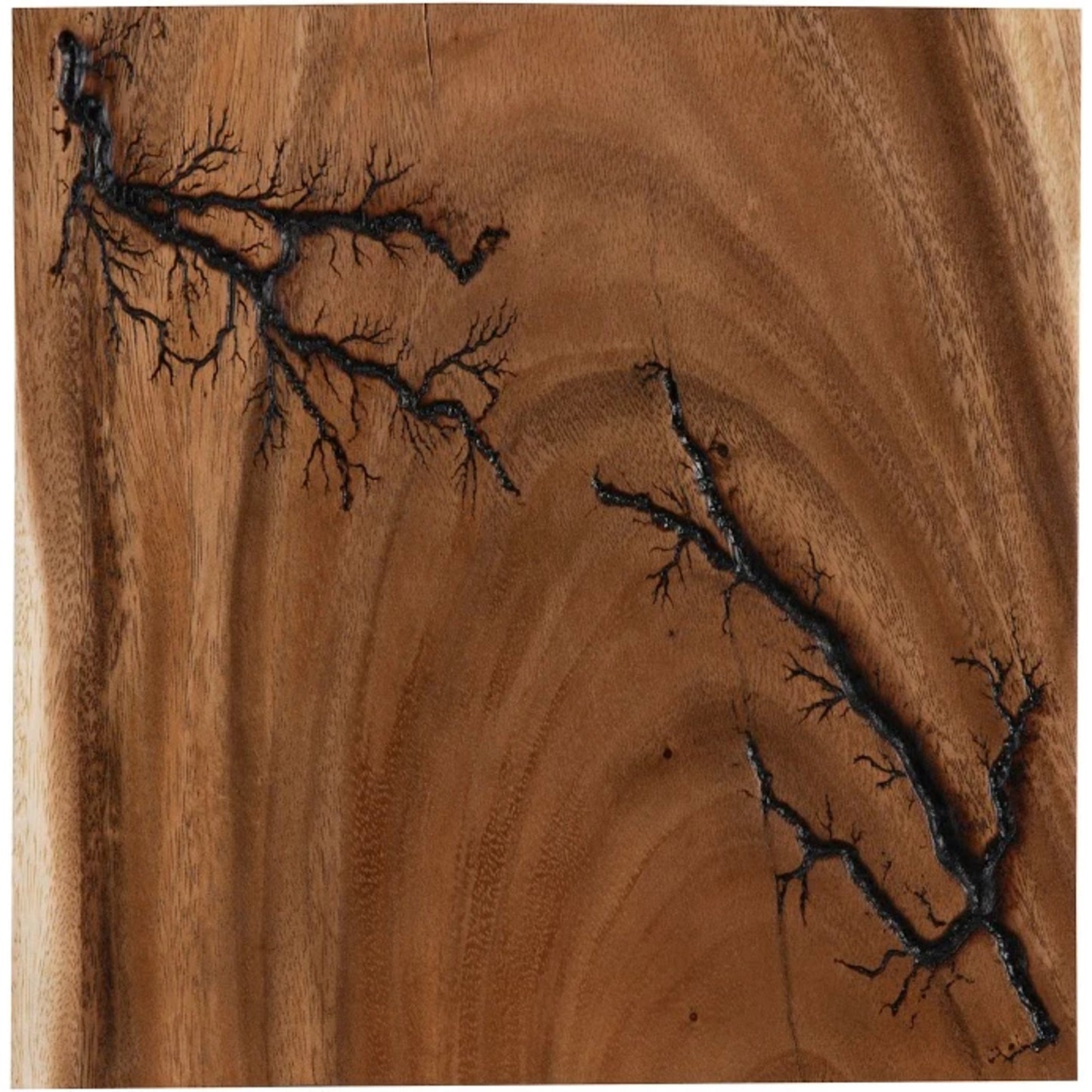 007 SI-1786358 | Additional Silo | Lightning Wall Tile by Phillips Collection in brown. Made from wood, chamcha wood in a transitional style.