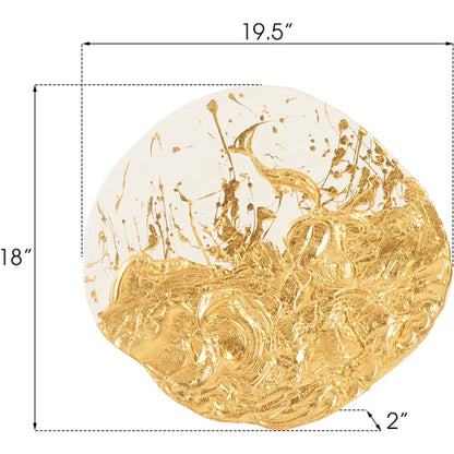 Wisp Wall Tile by Phillips Collection in black, silver and silver leaf. Made from wood in a eclectic & global style.