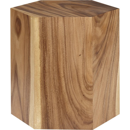 Honeycomb Side Table by Phillips Collection in brown. Made from wood, chamcha wood in a transitional style.