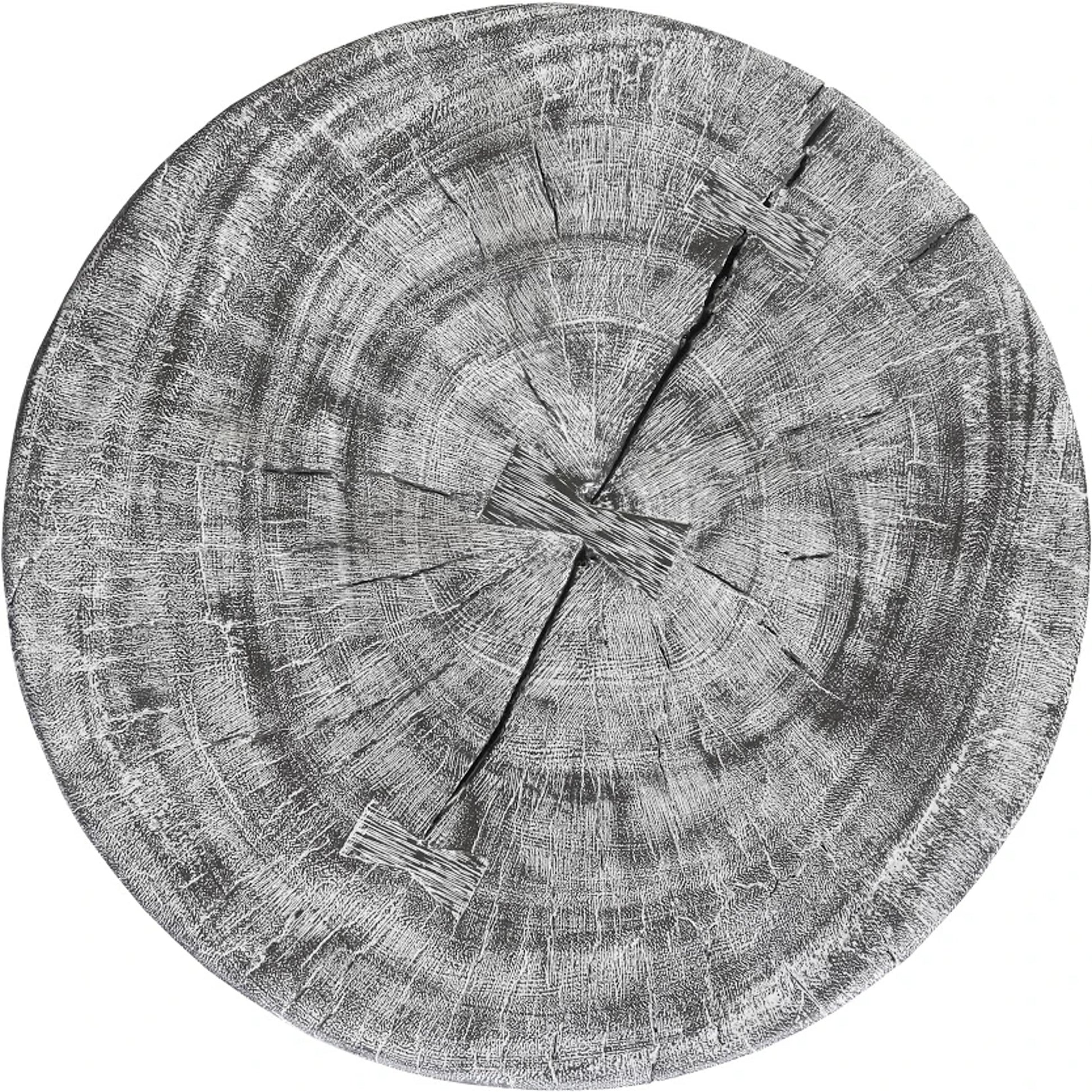 Chamcha Wood Hour Glass Side Table by Phillips Collection in gray and gray stone. Made from wood, chamcha in a eclectic & global style.