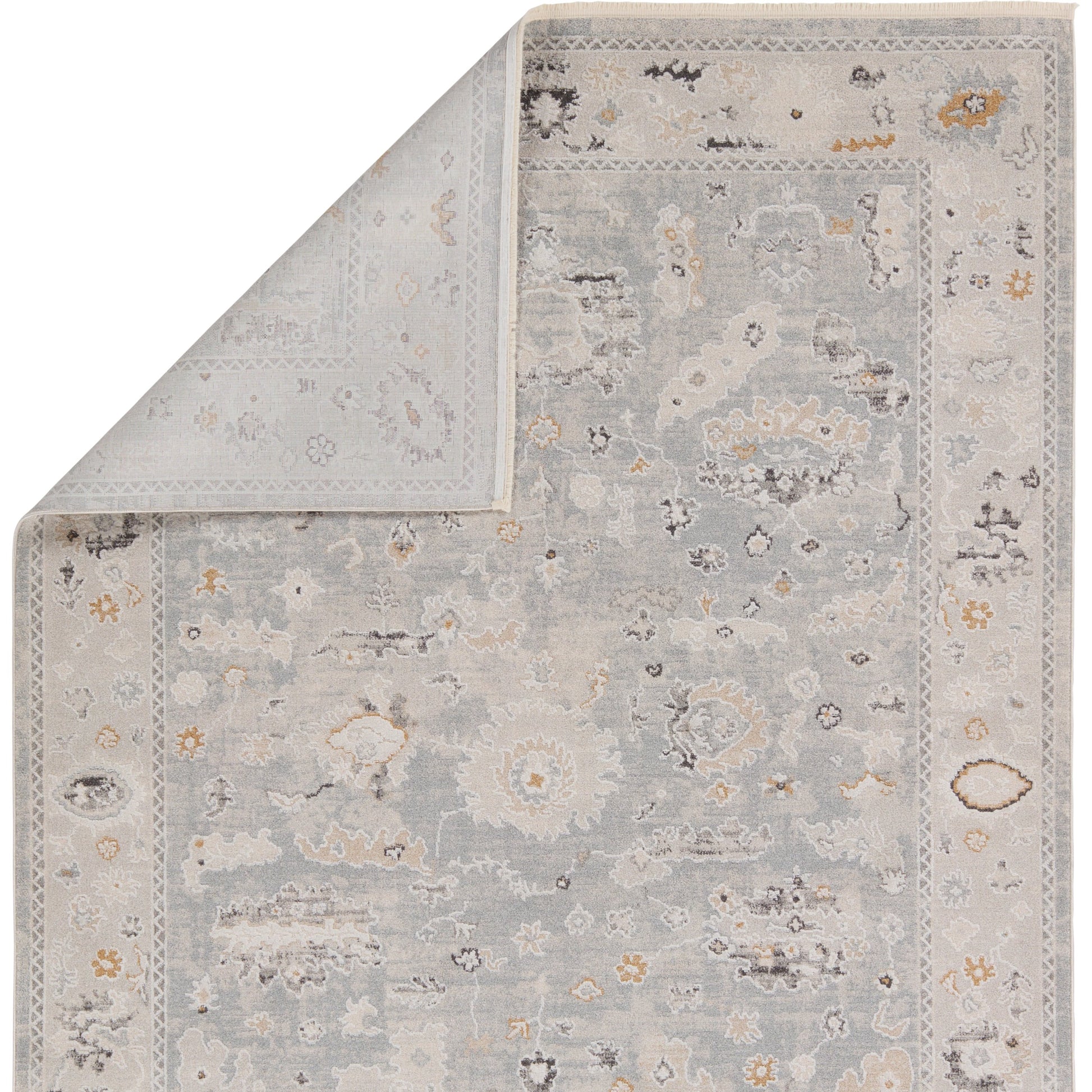 Thalia THA01 Rug by Jaipur Living in gray, cream. Made from 85% polyester, 15% polypropylene in a unique style.