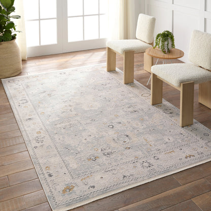 Thalia THA01 Rug by Jaipur Living in gray, cream. Made from 85% polyester, 15% polypropylene in a unique style.