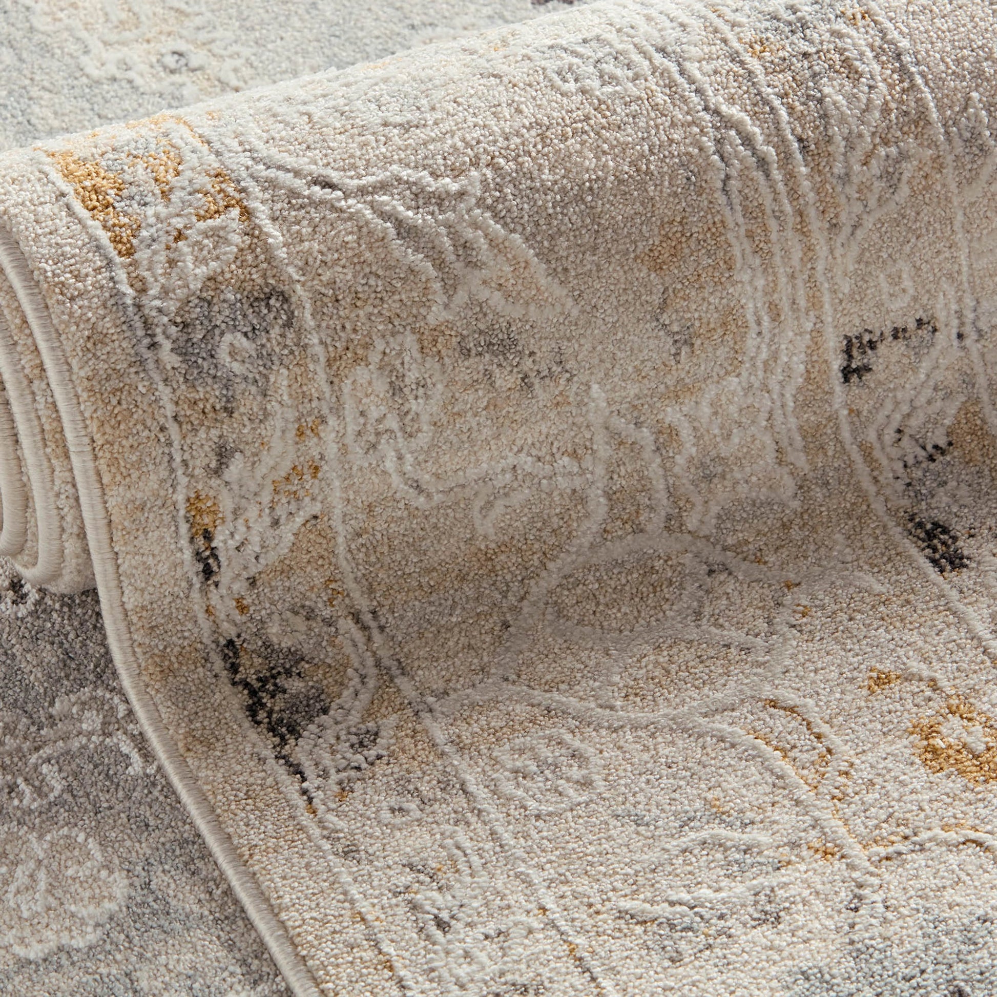 Thalia THA01 Rug by Jaipur Living in gray, cream. Made from 85% polyester, 15% polypropylene in a unique style.