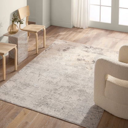 Thalia THA03 Rug by Jaipur Living in gray, cream. Made from 87% polyester 13% polypropylene in a unique style.