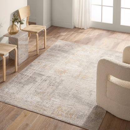 Thalia THA04 Rug by Jaipur Living in cream, gray. Made from 83% polyester, 17% polypropylene in a unique style.