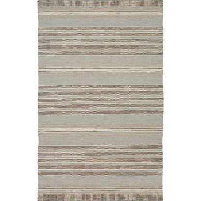 Thebes Rug - 23251 by Surya in medium gray, cream, charcoal, beige. Made from 70% wool, 30% jute in a unique style.