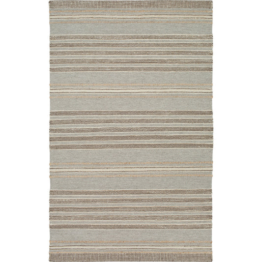 Thebes Rug - 23251 by Surya in medium gray, cream, charcoal, beige. Made from 70% wool, 30% jute in a unique style.