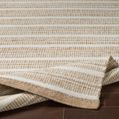 Thebes Rug - 23252 by Surya in beige, tan, cream. Made from 55% jute, 45% wool in a unique style.