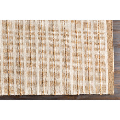 Thebes Rug - 23252 by Surya in beige, tan, cream. Made from 55% jute, 45% wool in a unique style.