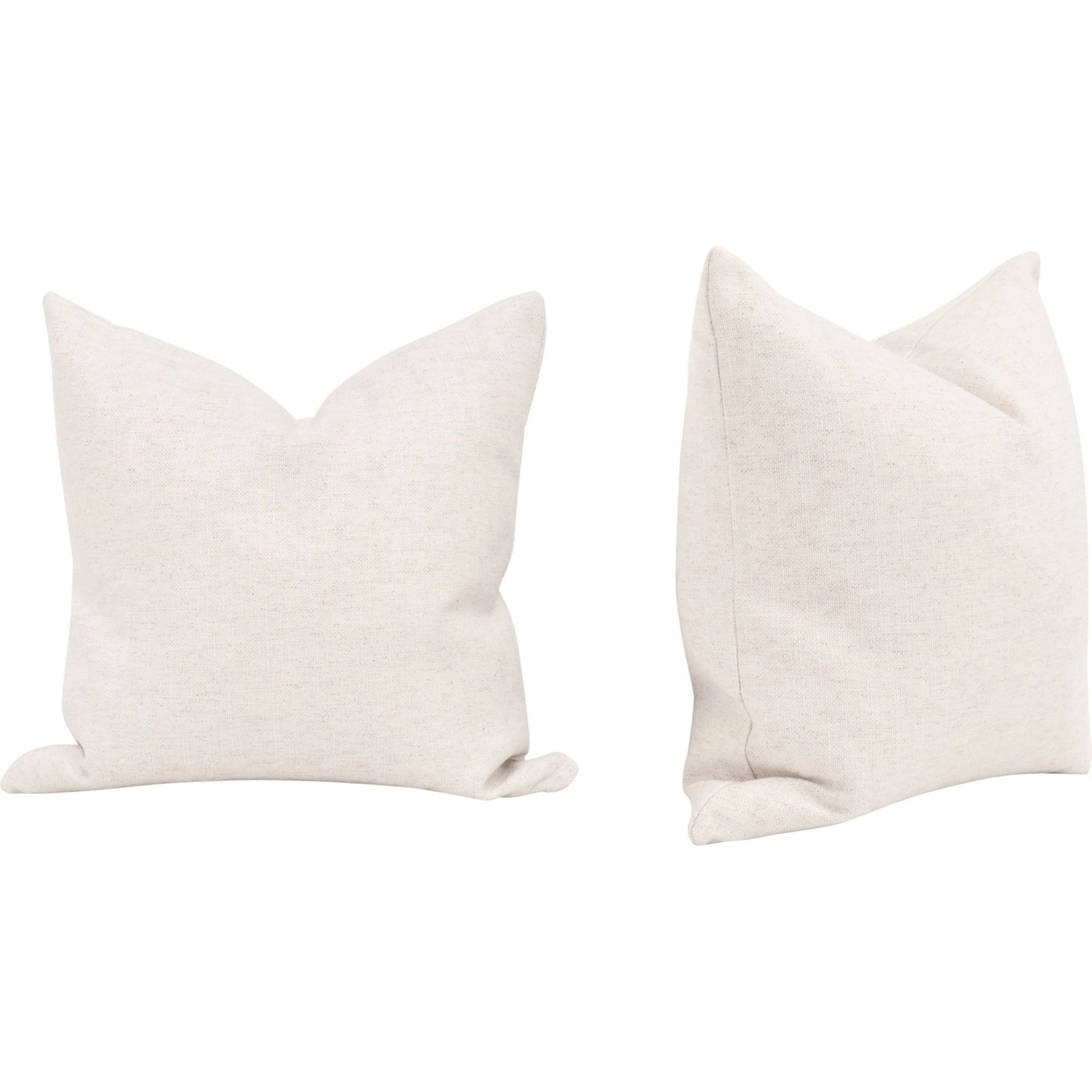 The Basic Essential Pillow (Set of 2) by Essentials For Living. Made from 90% polyester/10% linen fabric, down feather in a modern style.