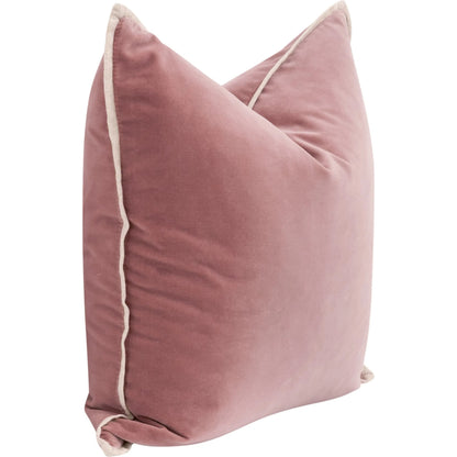 The Not So Basic 22" Essential Pillow (Set of 2) by Essentials For Living. Made from 96% polyester - 4% acrylic fabric, top grain leather, down in a modern style.