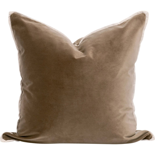 The Not So Basic 22" Essential Pillow (Set of 2) by Essentials For Living. Made from 96% polyester - 4% acrylic fabric, top grain leather, down in a modern style.