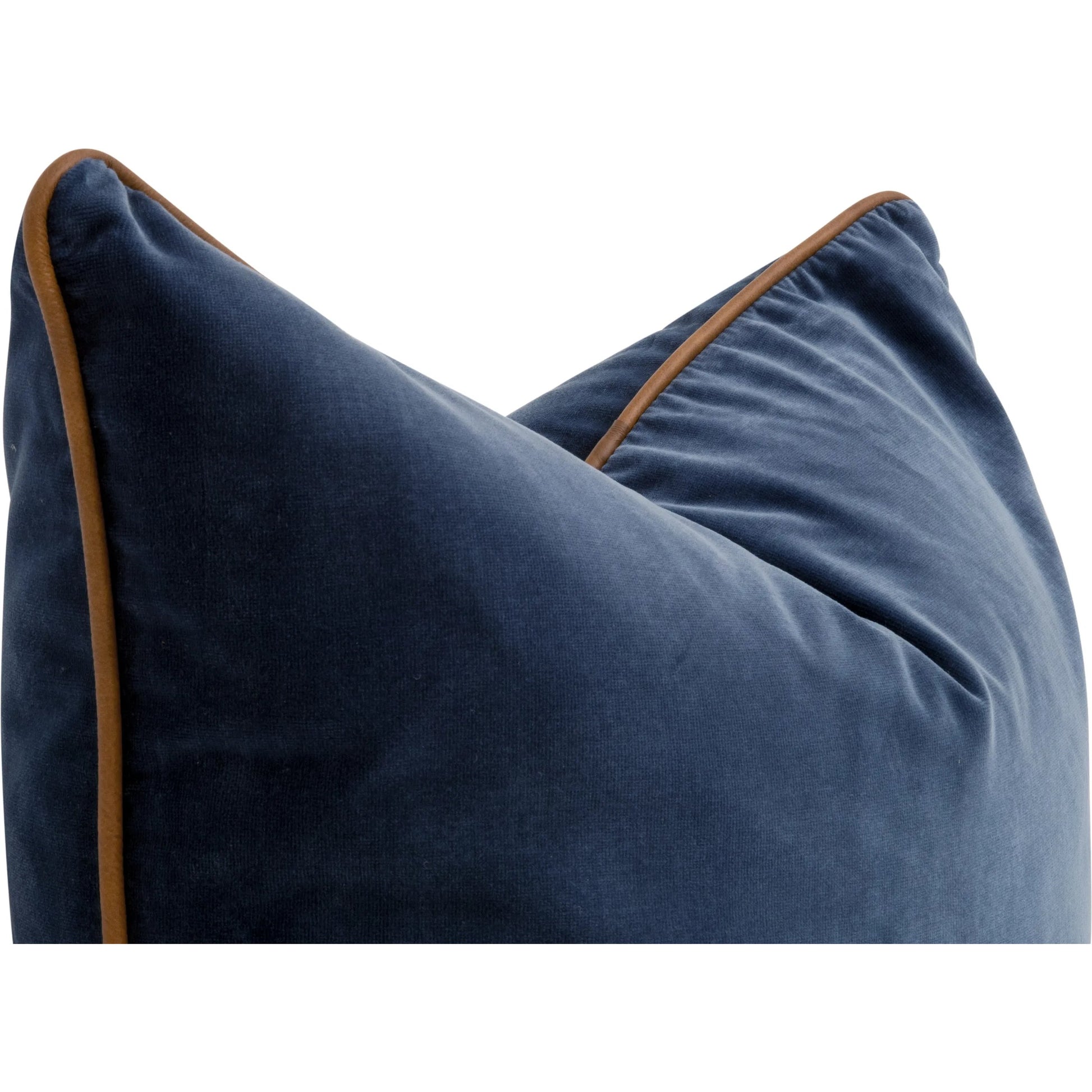 The Not So Basic 22" Essential Pillow (Set of 2) by Essentials For Living. Made from 96% polyester - 4% acrylic fabric, top grain leather, down in a modern style.