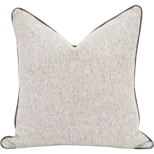 The Not So Basic 22" Essential Pillow (Set of 2) by Essentials For Living. Made from 96% polyester - 4% acrylic fabric, top grain leather, down in a modern style.
