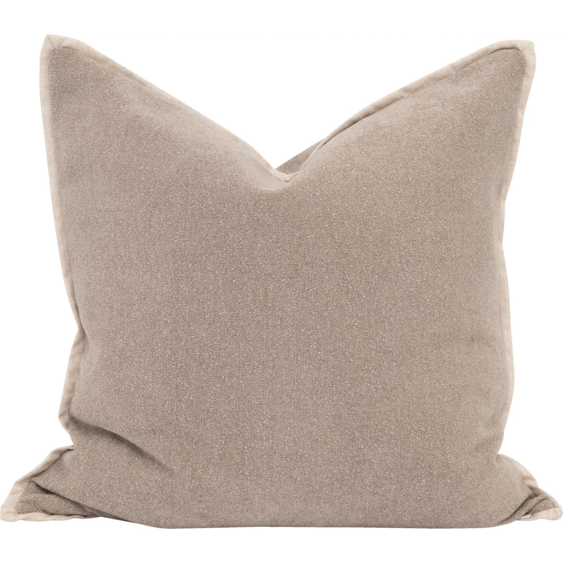 The Not So Basic 22" Essential Pillow (Set of 2) by Essentials For Living. Made from 96% polyester - 4% acrylic fabric, top grain leather, down in a modern style.