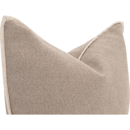 The Not So Basic 22" Essential Pillow (Set of 2) by Essentials For Living. Made from 96% polyester - 4% acrylic fabric, top grain leather, down in a modern style.
